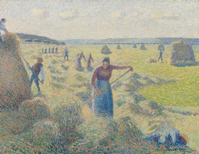 Heuernte, Éragny von Camille Jacob Pissarro